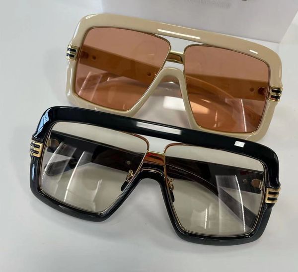 

vintage brand hot mens designer sunglasses for men new womens sunglasses for women large square Connected frame design classic uv400 protective leisure eyeglasses