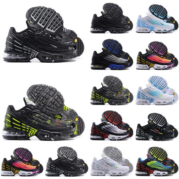 

2023 tn 3 kids shoes athletic outdoor sports running shoes children sport boy and girls trainers tns sneaker classic toddler sneakers size 2, Black