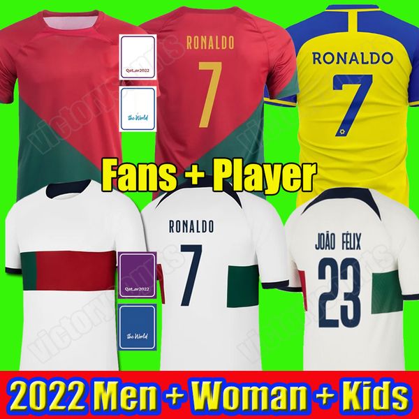 

2022 portugueses soccer jerseys bruno fernandes diogo j. danilo portuguesa j. otavio ronaldo joao felix football shirt bernardo portugieser, Black;yellow