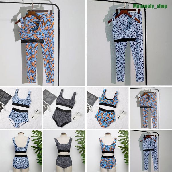 

womens bikini intimates swimwear fashion classic pattern printed beach swimsuit various styles close-fitting and comfortable women underwear, White