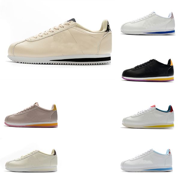 

classic cortez casual shoes nylon rm white varsity royal red fashion basic premium black blue lightweight run chaussures cortezs leather out