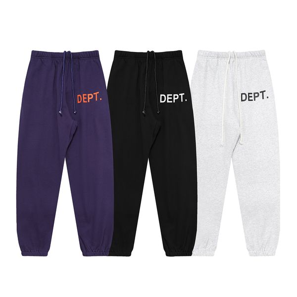 

2023ss men women sweatpants casual pants high street pants, Black;brown