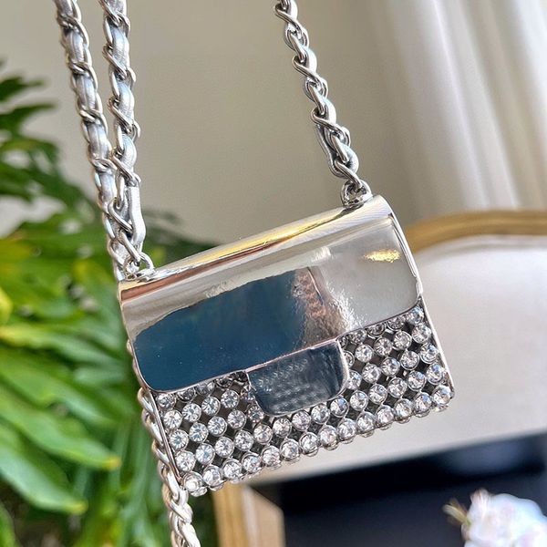 

mini rhinestone metal women classic flap shoulder bag fanny pack versatile luxury designer handbag fashion wallet coin purse birkin card hol