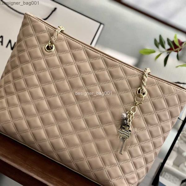 

leather women's tote bags fashion shoulder shopping bag vintage designer handbag luxury designers totes chanel women messenger bag lad