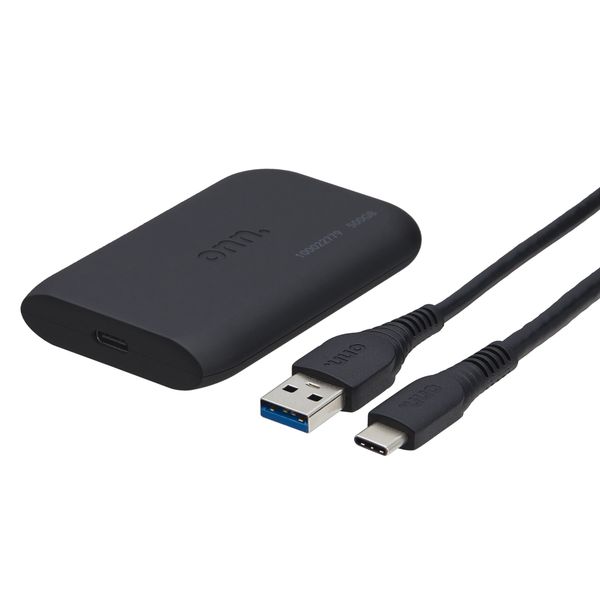 

onn. external portable solid state drive 500 gb