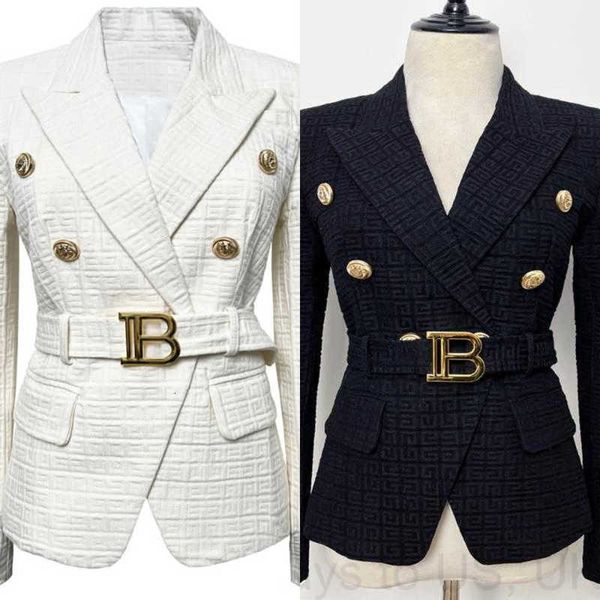 

spring blazers women's suits s-5xl and autumn fashion high-quality small suit button short black white jacket 185uh, White;black