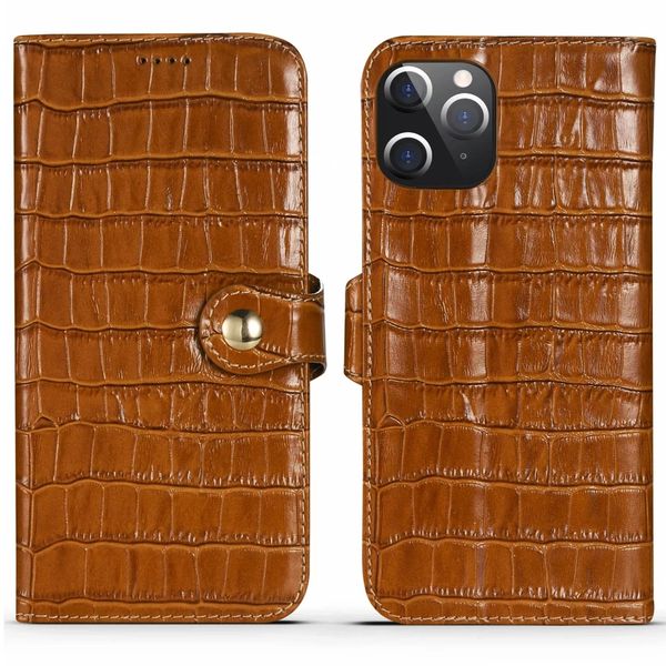 

luxury cases crocodile pattern real genuine leather card wallet funda for iphone12 iphone 14 13 12 mini pro max 12pro x xs xr 7 8 plus case