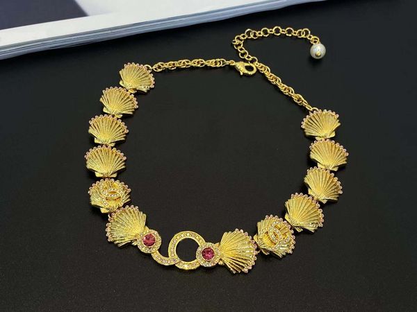 

2023 luxury quality charm pendant necklace and bracelet with red diamond in 18k gold plated have box stamp ps7505a, Silver