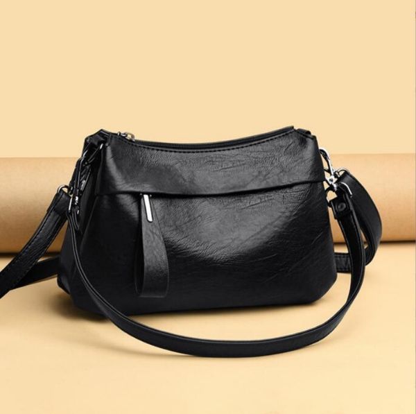 

woman bag handbag leather soft face mobile phone ipad card bag single shoulder messenger bag large capacity vintage leather grain