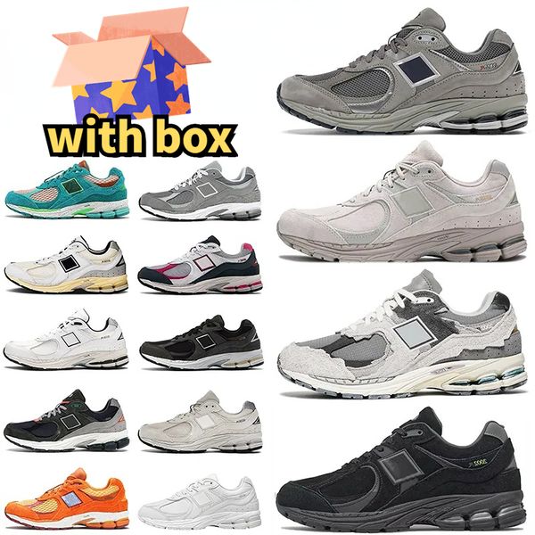 

luxury 2023designers women mens nb 2002r casual shoes orange blue protection pack rain cloud white black atlas lemon haze camo grey sports t