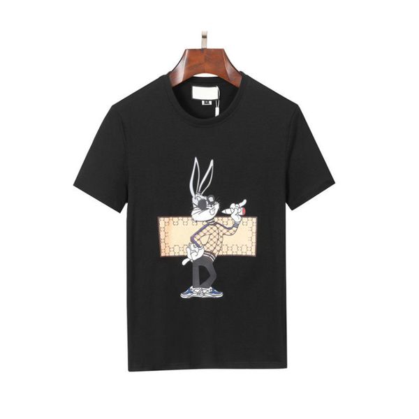 

mens t shirts slim fit summer clothes designer simple streetwear hand print cotton tshirt casual mens tee shirt, White;black