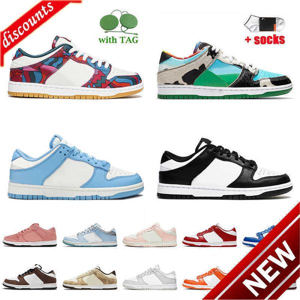 

2023 high basketball shoes2023 new fashion women mens sb running shoes dunks low parra abstract art coast unc black white grey