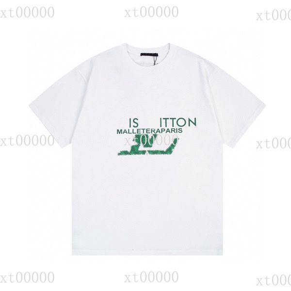 

23ss designer letter printed t shirts tee sweatshirt fashion high street short sleeves summer casual t-shirt breathable men women crew neck, Black;brown