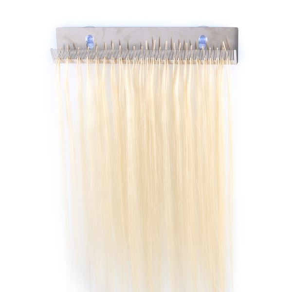 

stand silver color professional hair s sectioning holder metal organizer rack hanger beaded weft 230114, White