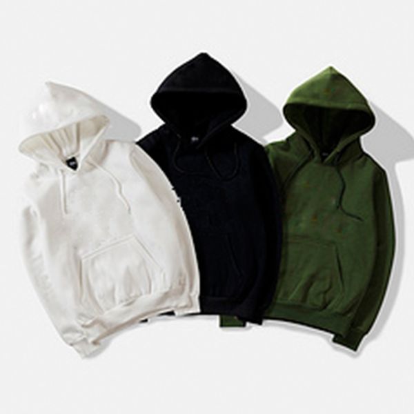 

new fashion clothing designer hoodies for women men long sleeve sweatshirts with hat black white green