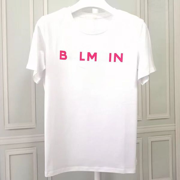 

23 designer mens t shirts chest letter printed fashion style short sleeve loose oversize t-shirt cotton fabric tees for men and women, White;black