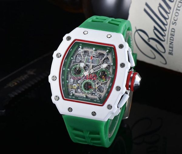 

2023 new high-quality men's watch monte men's silica gel quartz watch men's fashion waterproof sports luxury, Slivery;brown