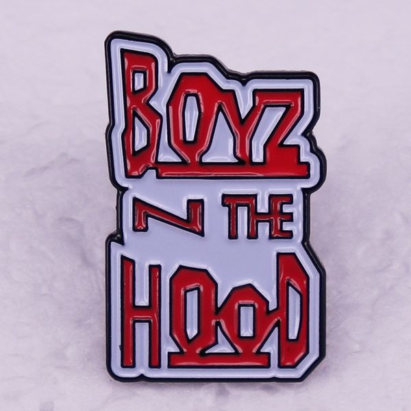 

boyz n the hood brooch pin comedy block boy brooch metal badge gift for movie lovers, Blue
