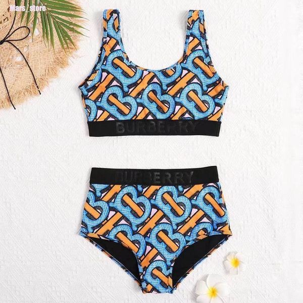 

women intimates bikini swimwear rhinestone letter two piece sets summer beach swim swimsuit womens bathing suit, White
