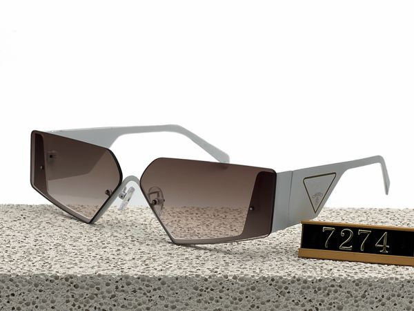

fashion classic designer sunglasses for men women luxury polarized pilot sun glasses uv400 eyewear pc frame polaroid lens 7274, White;black