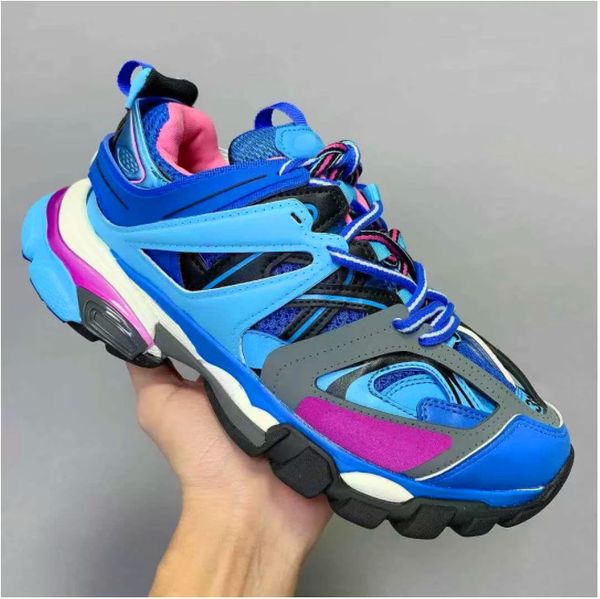 

2023ss release 3 tess gomma maille black casual shoes men's triple sneakers the most popular authentic fashion