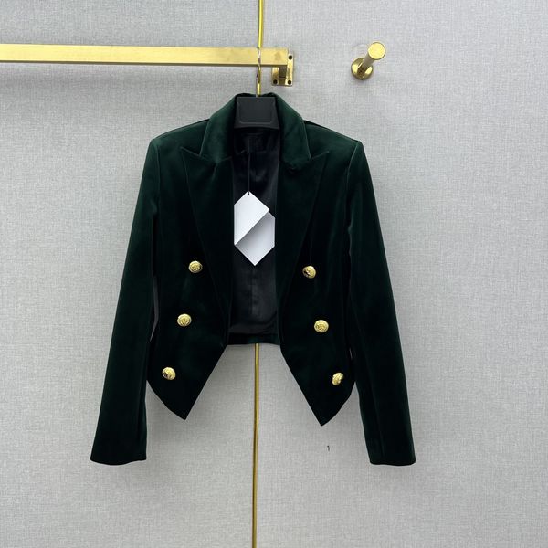 

women's outerwear & coatsnew velour suit coat irregular hem shoulder pad slimming design, Black;brown