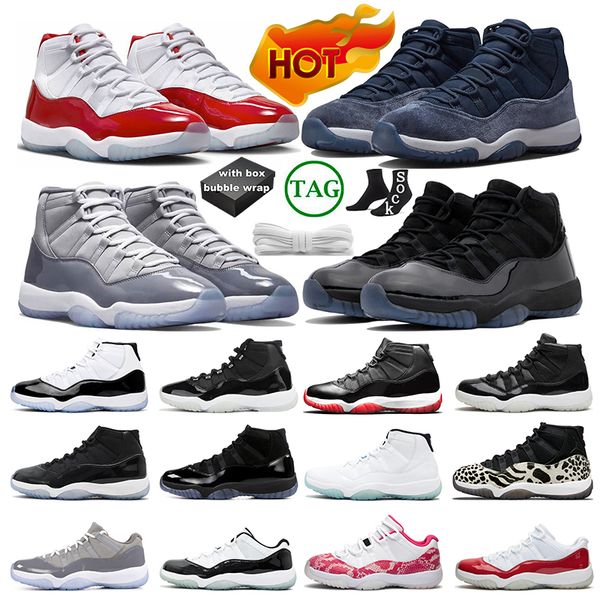 

2023 jumpman 11 basketball shoes cherry 11s men women midnight navy cool grey gamma blue concord 23 45 72-10 trainers sports sneakers