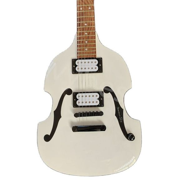 

lvyelectric guitar classic manufactured 6-string electric guitar black f-hole painting violin shape