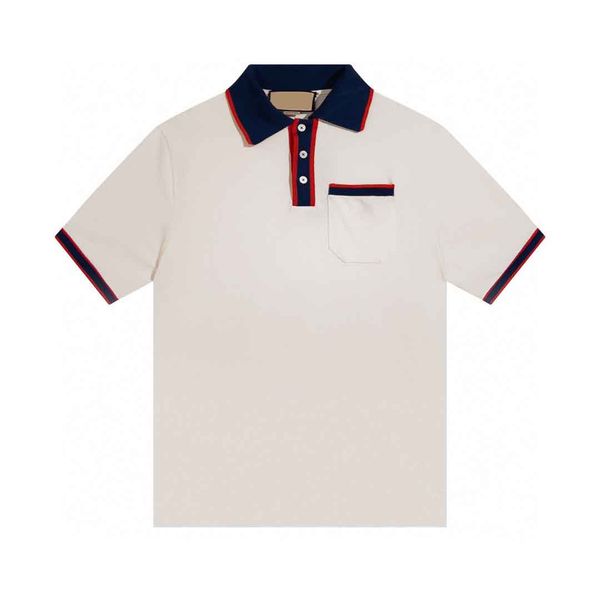 

men's plus tees & polos round neck embroidered and printed polar style summer wear with street pure cotton htu21, Black;brown