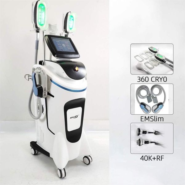 

cryo ems slimming machine emslim and cryolipolysis 2 in 1 muscle stimulator muscle trainer hi-emt hip lift fat e body shaping weight loss be