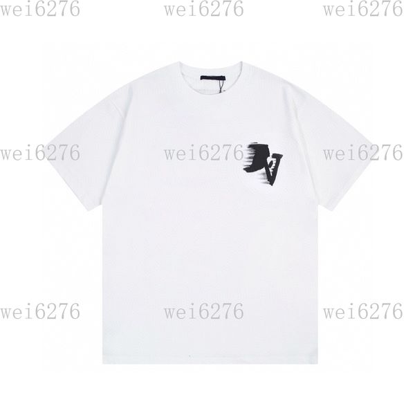 

men's and women's t-shirt splicing printing short sleeve early spring double strand fine cotton fabric digital printing process 23, Black;brown