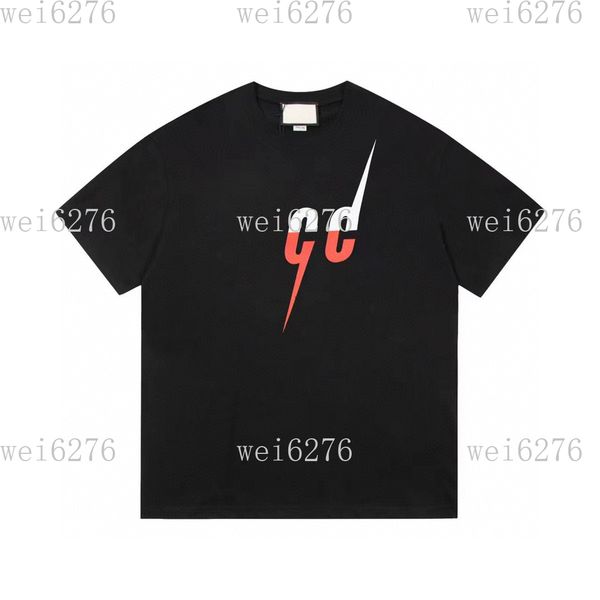 

men's and women's t-shirt splicing printing short sleeve early spring double strand fine cotton fabric digital printing process 23, Black;brown