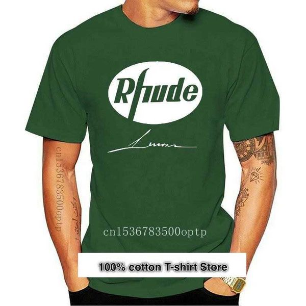 

t-shirt quality rhude tee men women collaboration limited oversized 100% cotton t shirts hiphop rhude eagle t-shirt, White;black
