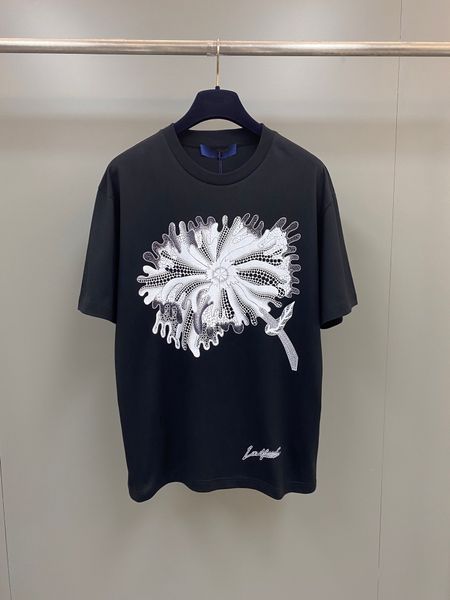 

2023 summer new great mens designer fabric t shirts ~ us size tshirts ~ mens new designer short sleeve t shirts, White;black