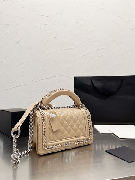 

fashion one shoulder bag chain bag luxury handbag women crossbody bag classic ringer pattern clamshell design designer bag leather c bag