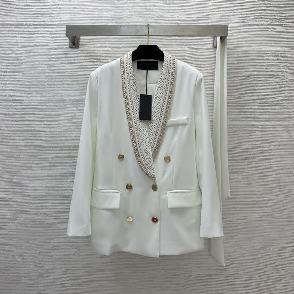 

women's outerwear & coatsdouble-button rivet collar with split back and waistband to show thin mid-length suit coat, Black;brown