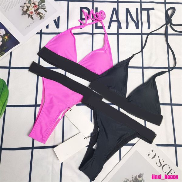 

mix 20 styles swimsuit intimates classics brown bikini set women fashion swimwear bandage bathing suits with pad tags