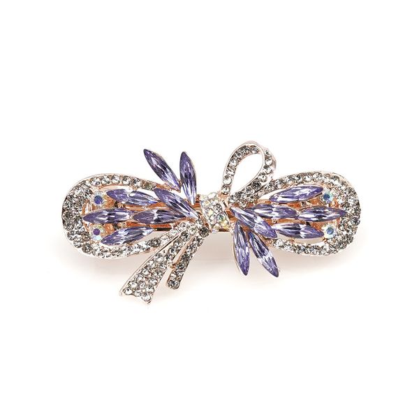 

women girls rhinestone ribbon crystal hair clip hairpins comb flower mariage bride bridesmaid wedding party hair jewelry accessories 1345, Slivery;white