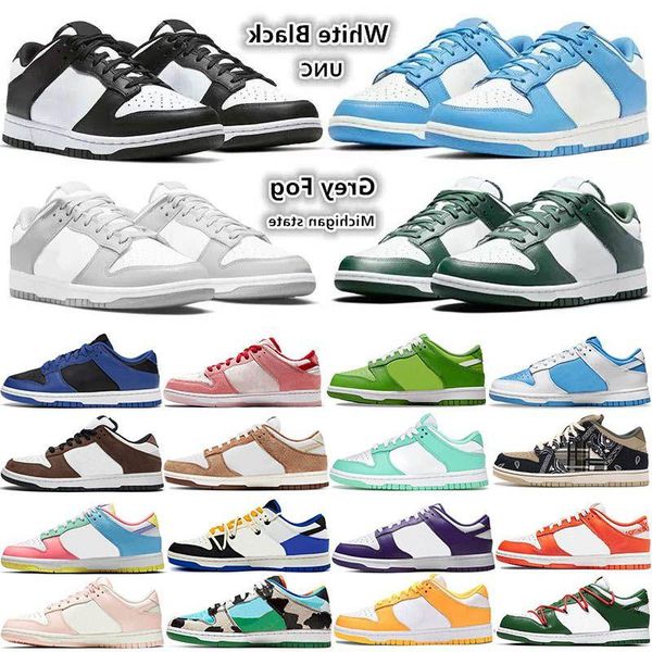 

2022 men women shoes casual sneakers white black panda grey fog unc gai varsity green laser orange syracuse mummy coast candy mens flat mhpl