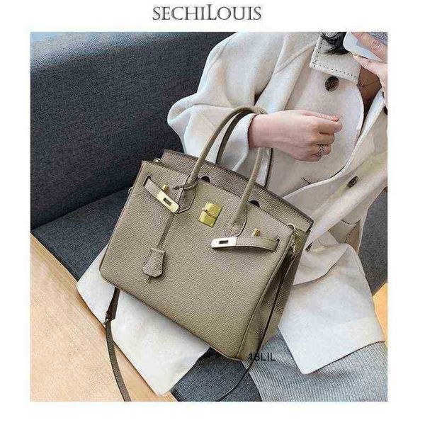 

designer bags birkin herme 5a temperament leather handbag women's fashion platinum bag new style atmospheric cowhide goddess messenger