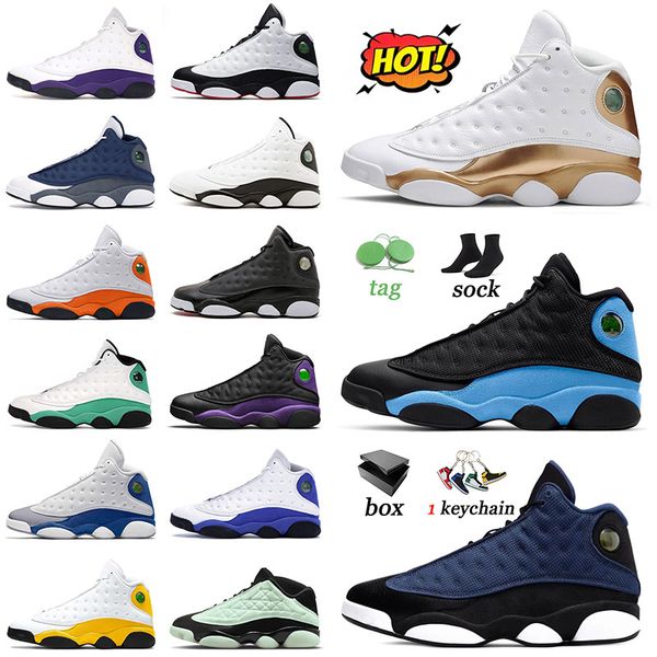 

jordens 13s basketball shoes university blue men women jorden jumpman 13 brave blue dmp he got game court purple lakers lucky green hyper tr
