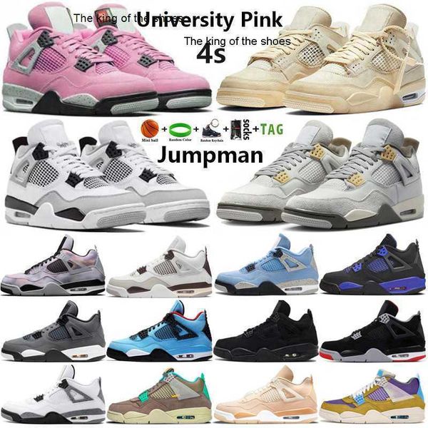 

2023 jumpman 4 4s mens basketball shoes sail oreo shimmer pn dust university pink zen master military black wild things men sports women2023