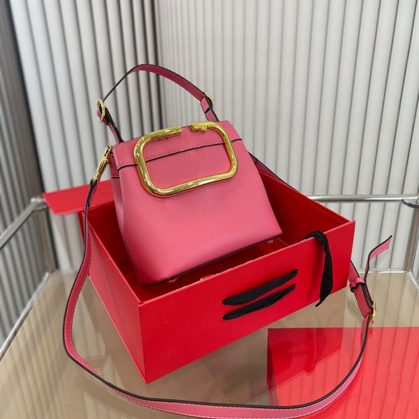 

celebrity same handbag bronze hardware logo designer bag vintage style lady messenger bag armpit bag single shoulder wellat