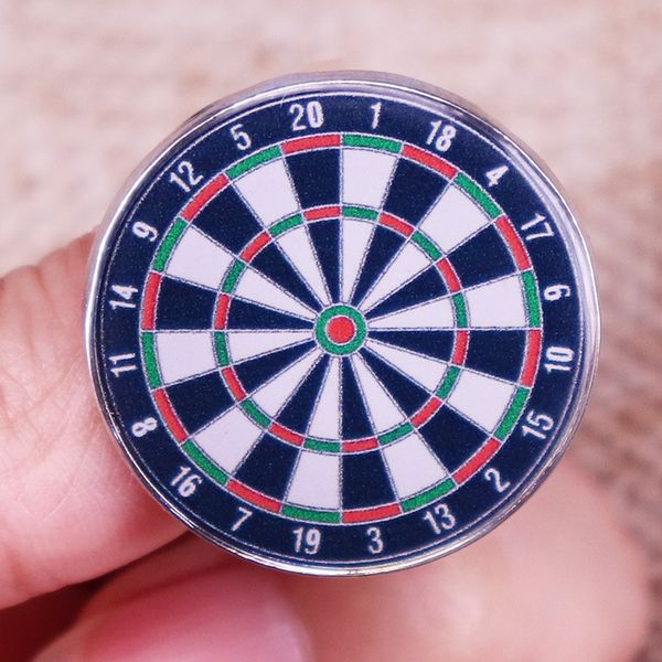 

darts brooch button badge darts game enthusiasts accessories gift pin, Blue