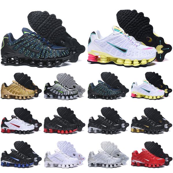 

2023 running shoes for men women triple black metallic gold shock classic outdoor sports sneakers mens 36-46