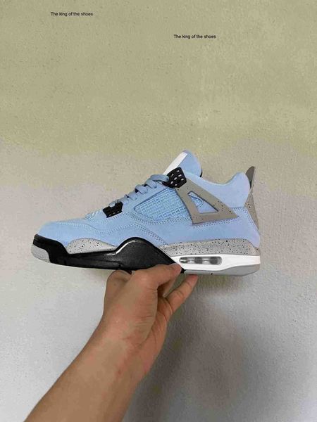 

designer basketball shoes 4s 4 white oreo university blue black cat fired red cactus jack bred lightning desert moss taupe haze sport2023 og