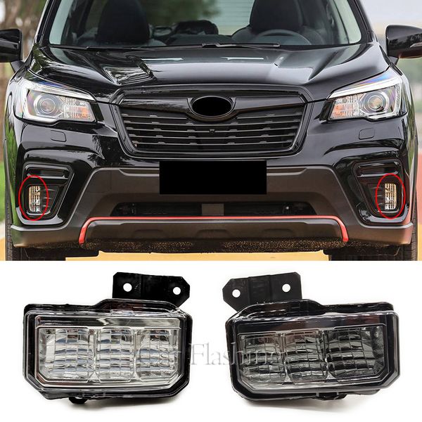 

car led fog light for subaru forester sk 2019 2020 2021 auto driving lamp front bumper fog lamp