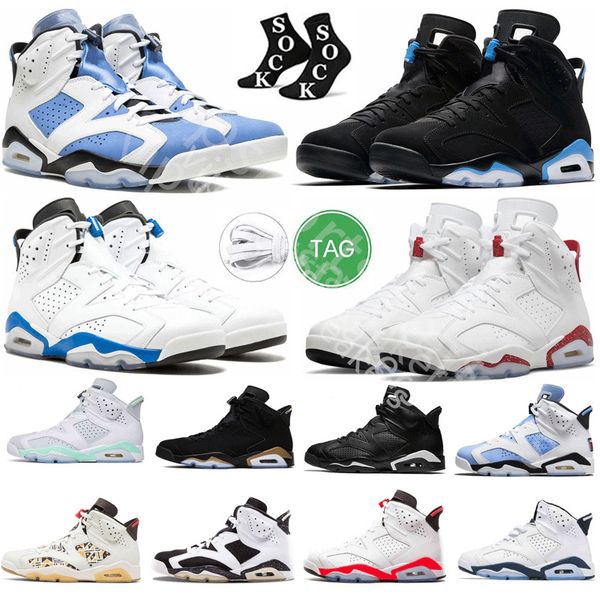 

metallic silver 6 6s jumpman men basketball shoes cool grey unc georgetown carmine infrared midnight navy red oreo electric green sports sne