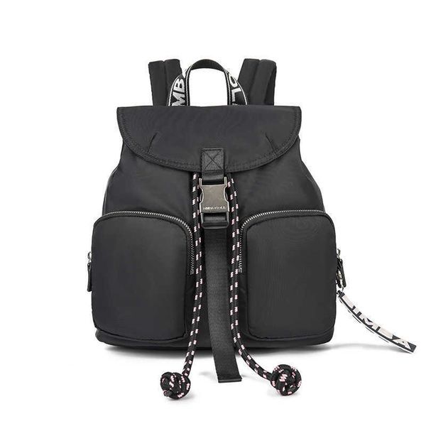 

evening bag women's backpack spanish shoulder nylon multi pocket diagona 0805
