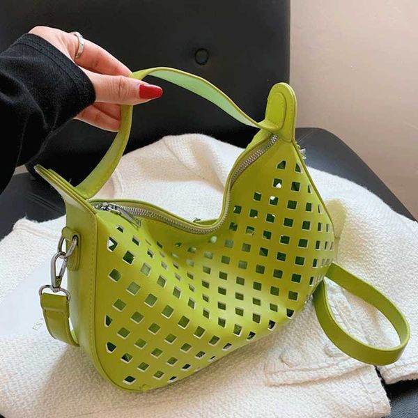 

shoulder bags new handbags women set designer green vintage leather sac female hollow out crossbody bag summer casual tote 230116